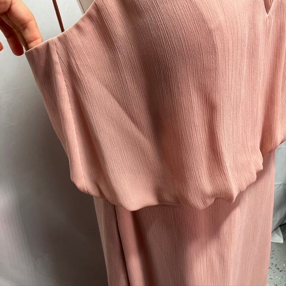 Azazie Rebecca Bridesmaid Dress Dusty Rose Pink Custom Size Womens Wedding Prom‎ - Picture 4 of 15